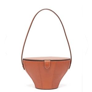 NEW Staud Alice brown tan leather tags dust bag